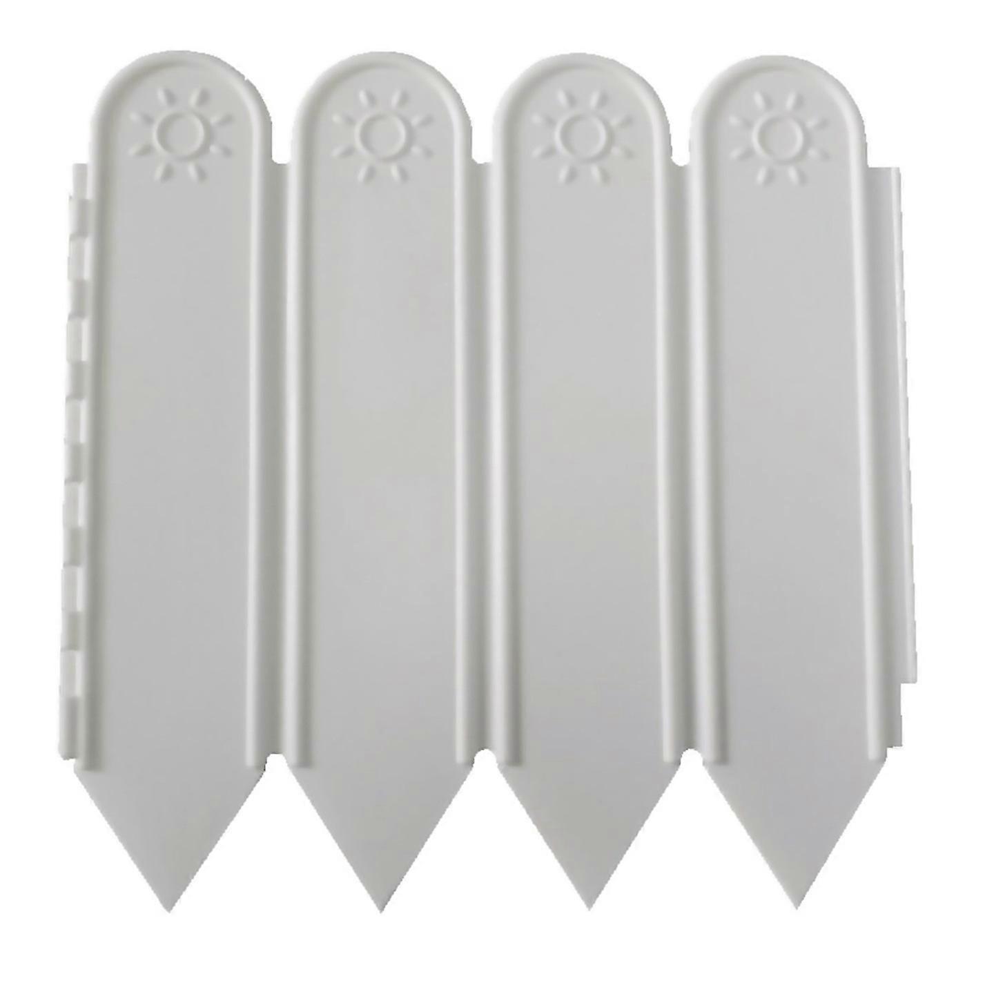 For Portable Fences Garden Edging Patio Partition Fences White