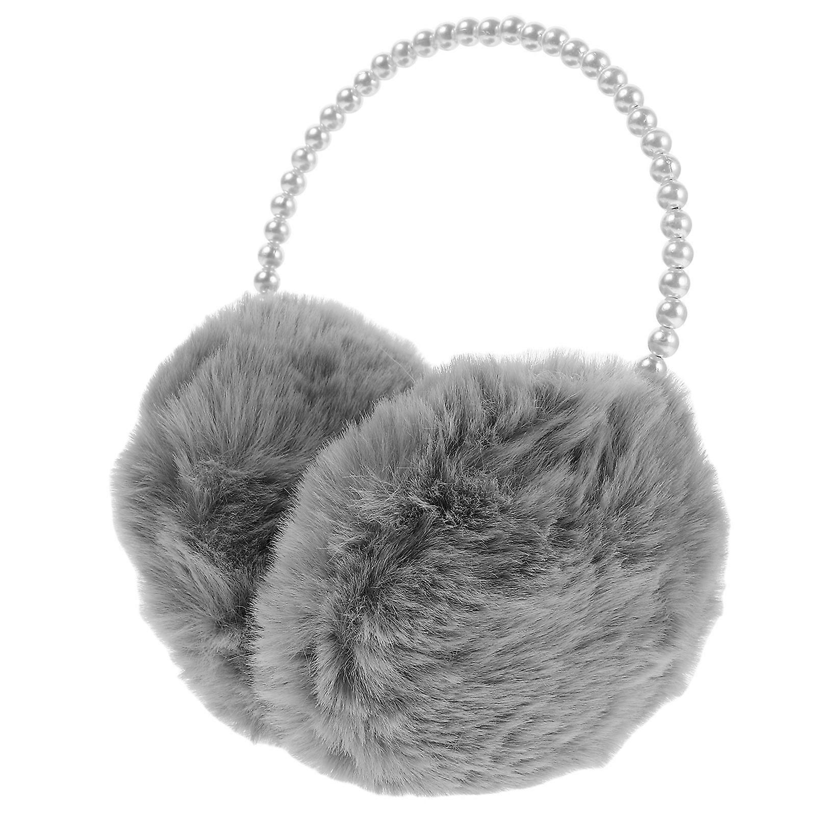Winter Warm Ear Muffs Plush Ear Warmers Adjustable 3Pcs for Cold Weather