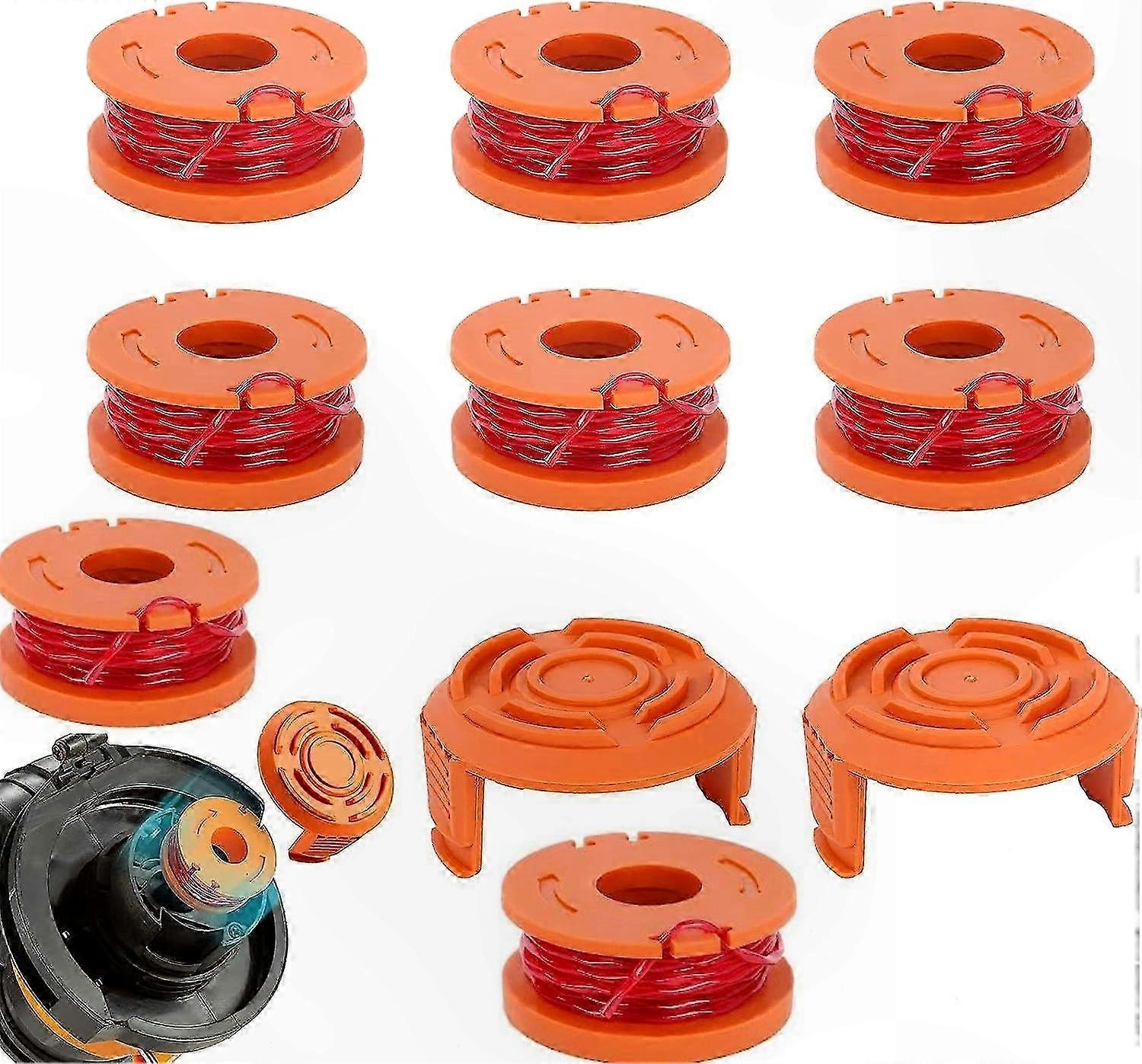 Replacement Spool for WA0010/WA6531, Autofeed Line Refills Compatible with Weed Eater String Trimmers
