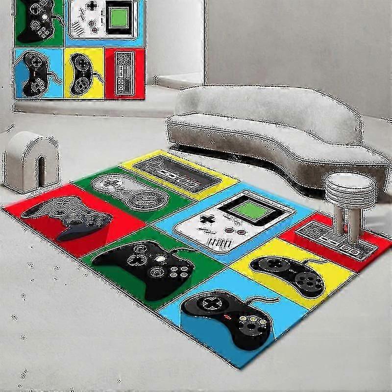 Gamer وحدة تحكم منطقة السجاد غير زلة الكلمة حصيرة مفارش المنزل عداء سجادة سجادة لغرفة النوم الداخلية في الهواء الطلق الاطفال لعب حصيرة
