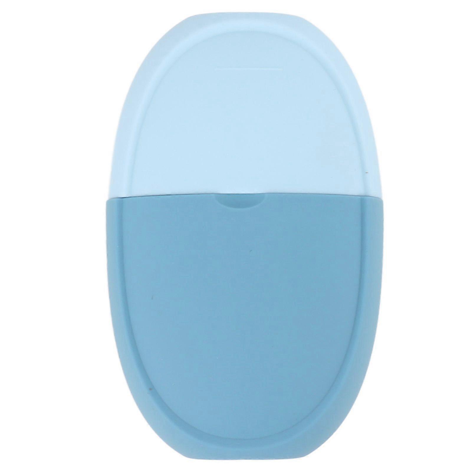 Ice Face Roller Pain Relief Antislip Base Durable Silicone Easy Operation Facial Ice Mold for Massage Skin Care Sky Blue