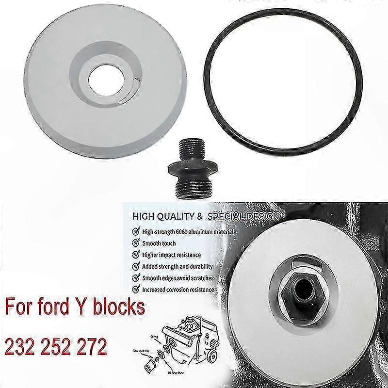 Aluminium-Ölfilteradapter für Y-Block-Motoren 1955-1957 Autoteile