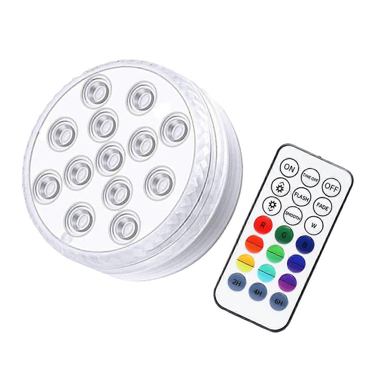 LED Bath Light Submersible For Spa And Aquarium Underwater With Magnetic Suction Cup Lazy Spa