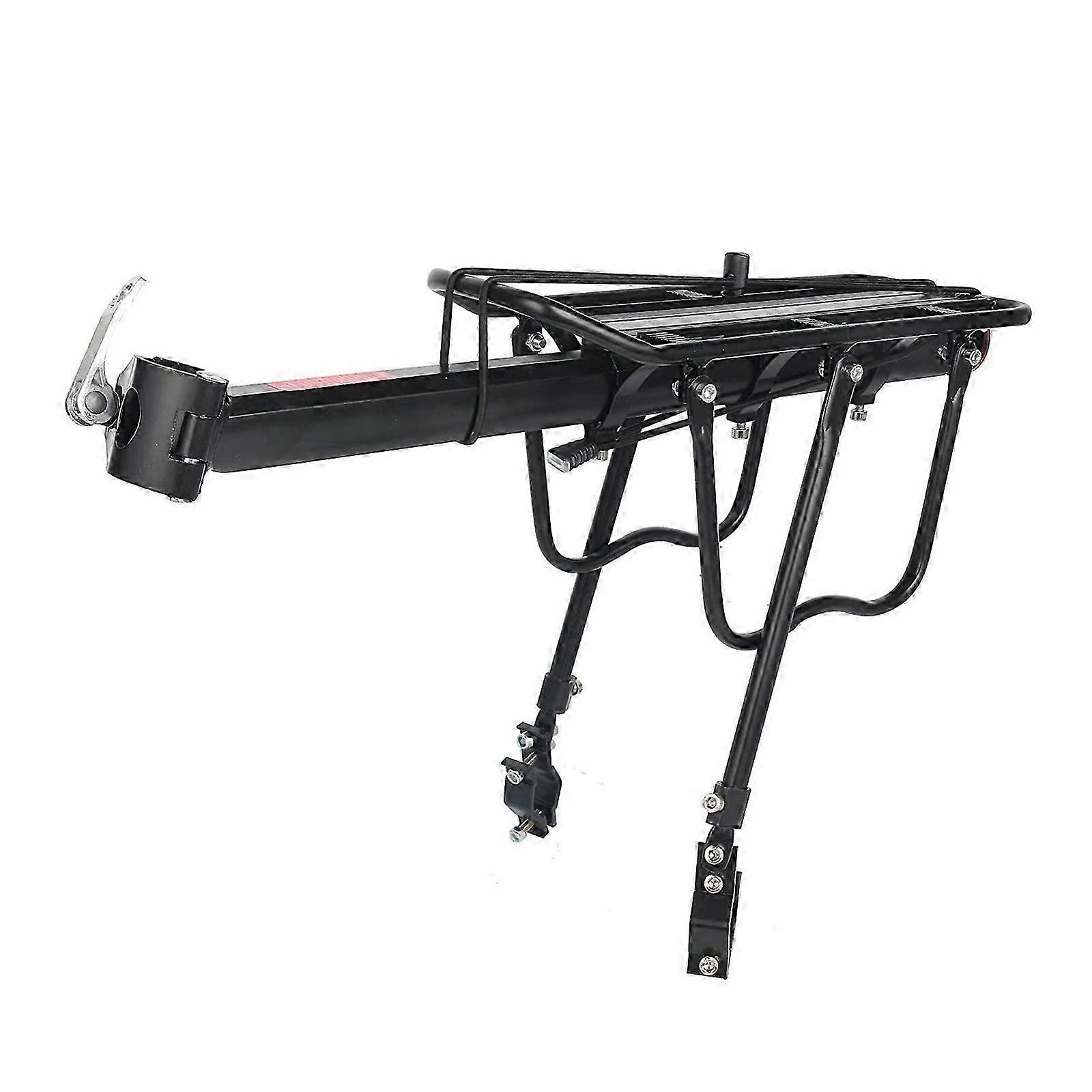 Rear Bike Rack Bicycle Cargo Rack Quick Release Adjus-table Alloy Bicycle Carrier Easy To Install Black AA17 2025