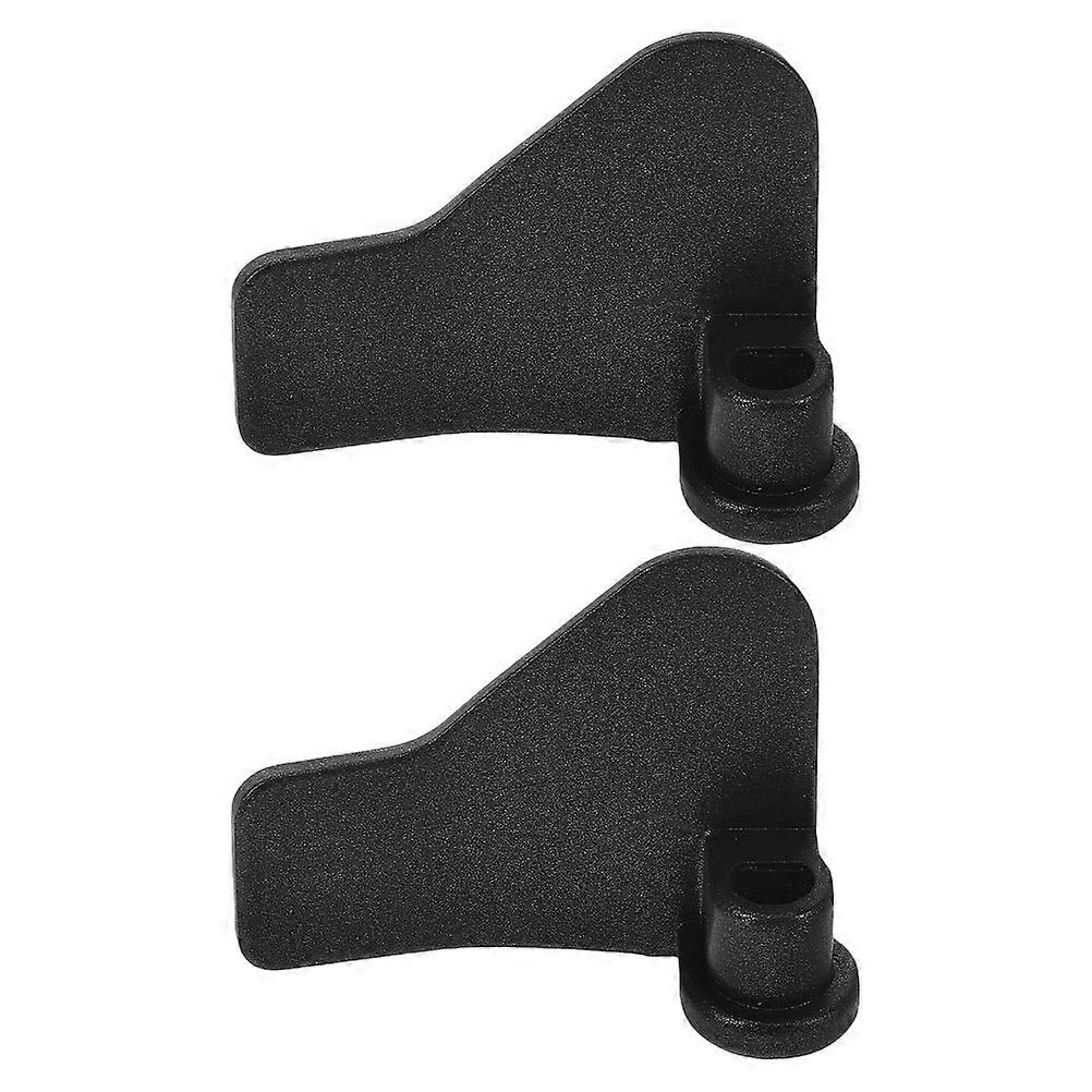 Bread Maker for Kneading Paddle 2Pcs Black Stainless Steel Replacement