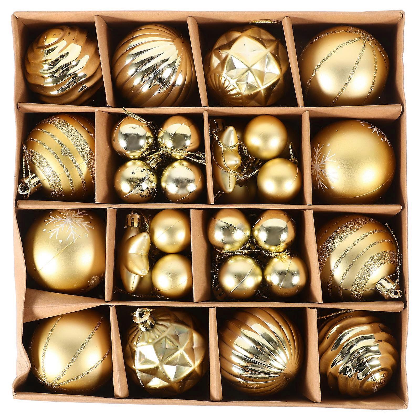 Pendentifs pour sapin de Noël, décorations à suspendre pour Noël, ensemble de 84 pièces