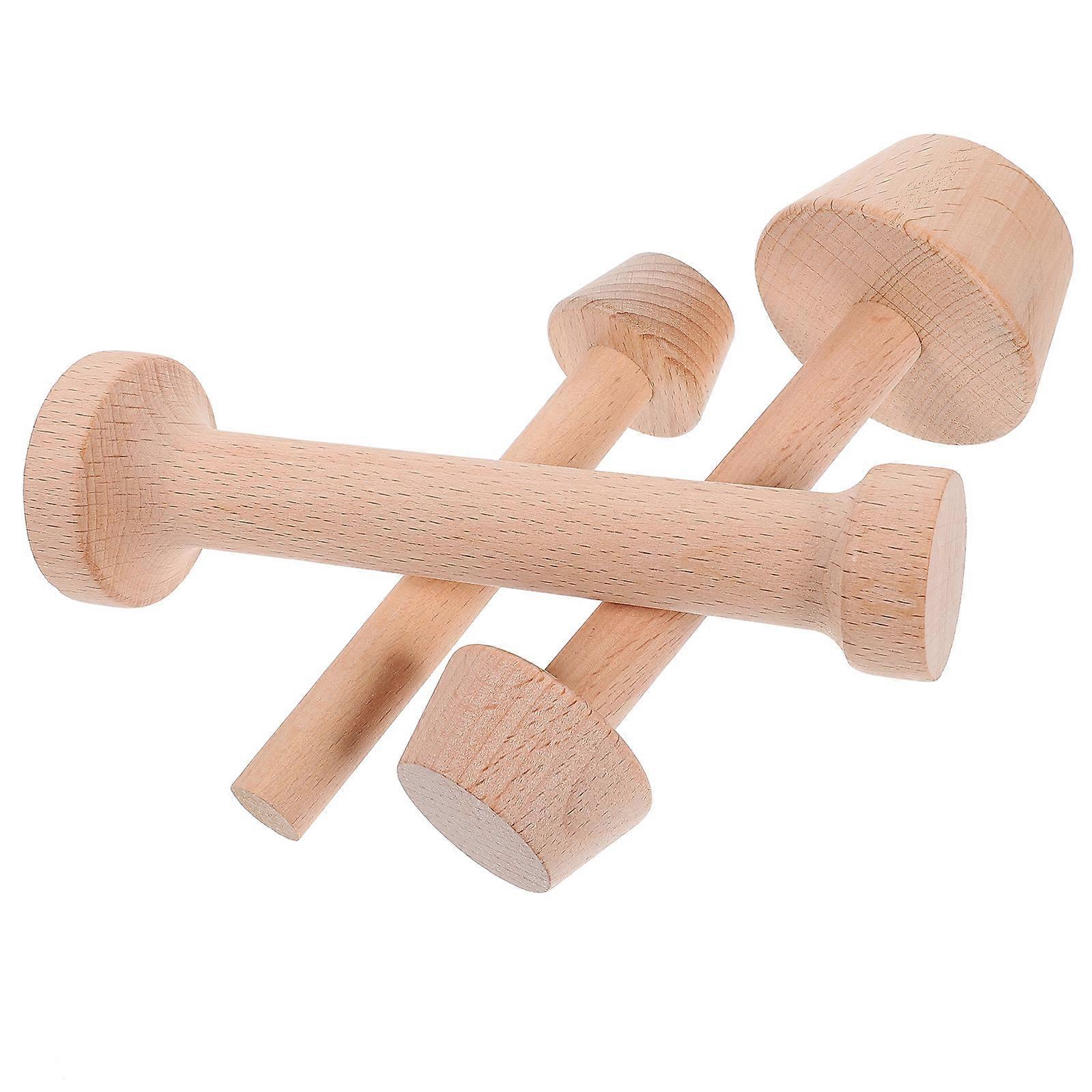 Wooden Pastry Pushers 15 Pcs Dual-ended Tart Tamper Ideal For Professional Baker Baking Convenience