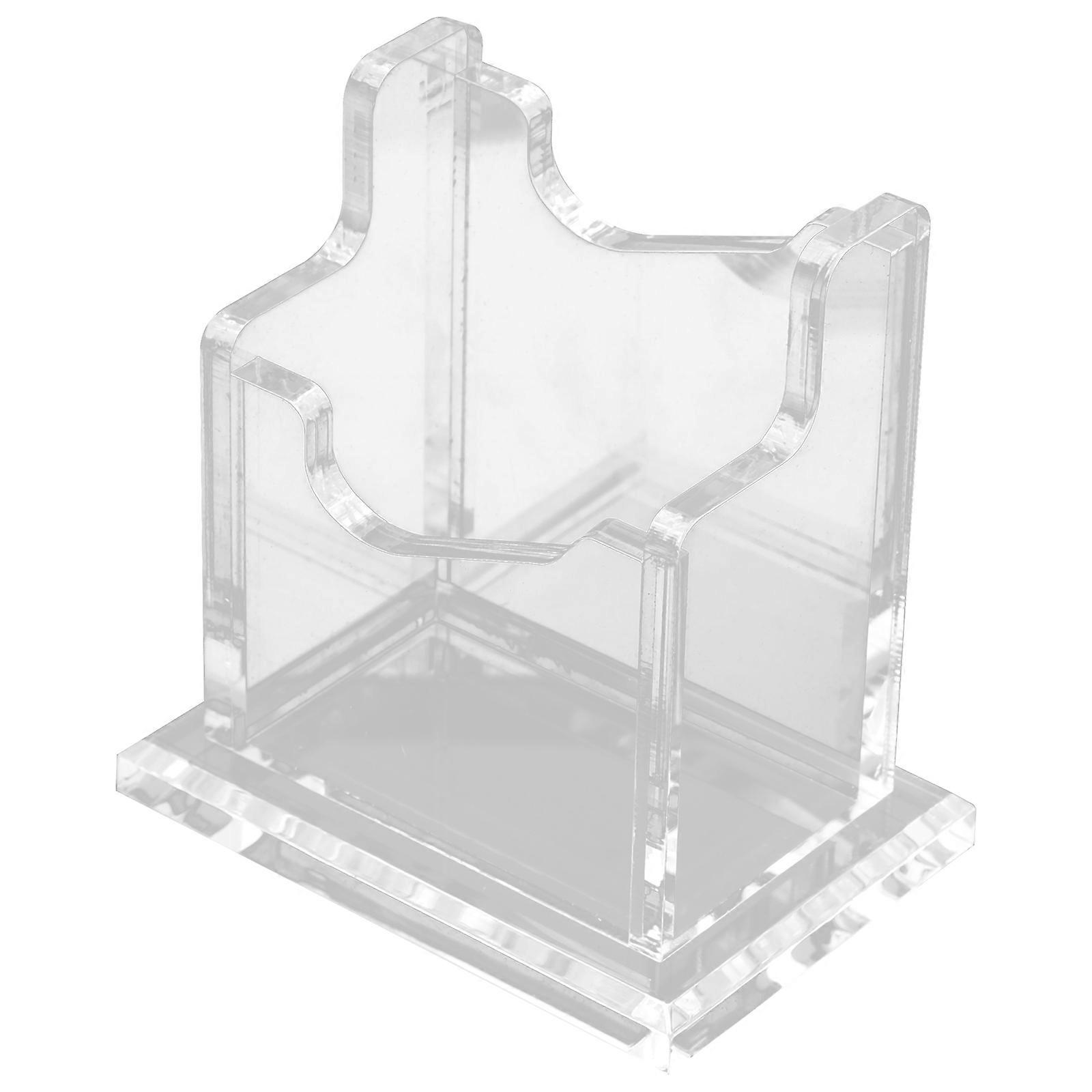 Acrylic Clear Cards Stand for Storage Use Business Card Holder with Transparent Color
