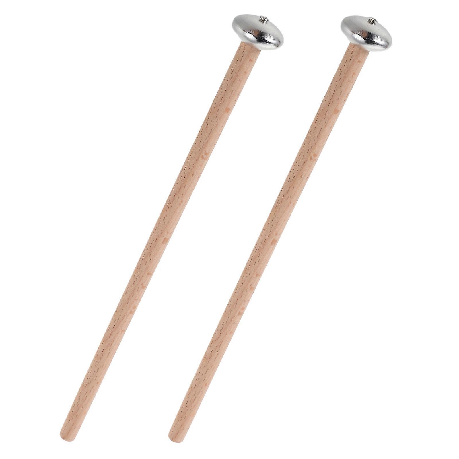5 Pairs Bell Mallets Ethereal Drumsticks For Beginners Oval Shape Enhancing Precise Musical Expression In Education