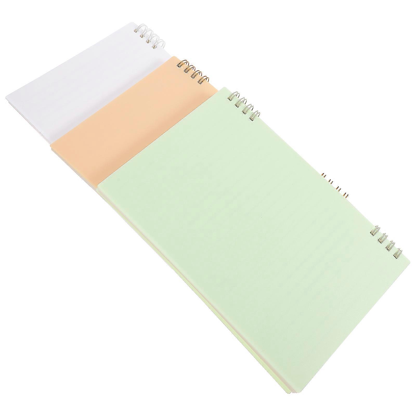 Spiral Notebook Multi Cover for Office Use 9Pcs Portable Academic Notebooks