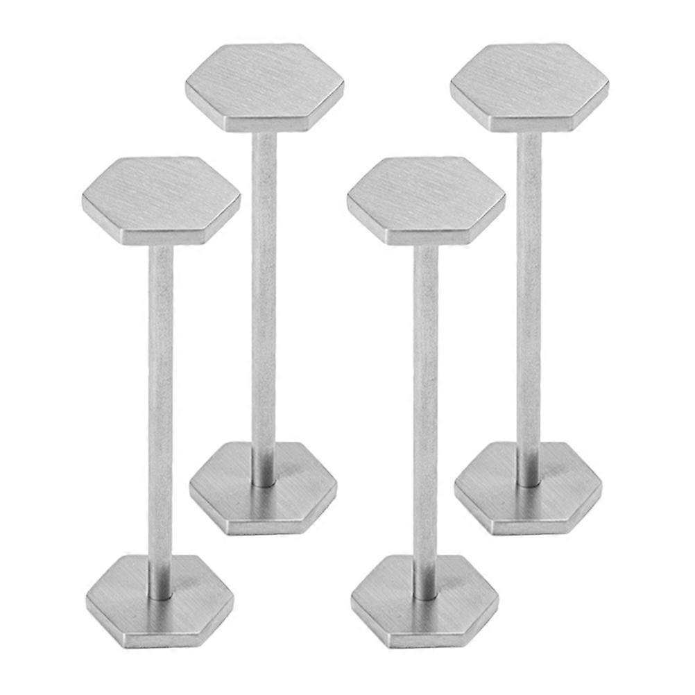 Metal Chopsticks Rest for Tableware Use 4Pcs Stainless Steel Chopsticks Holder