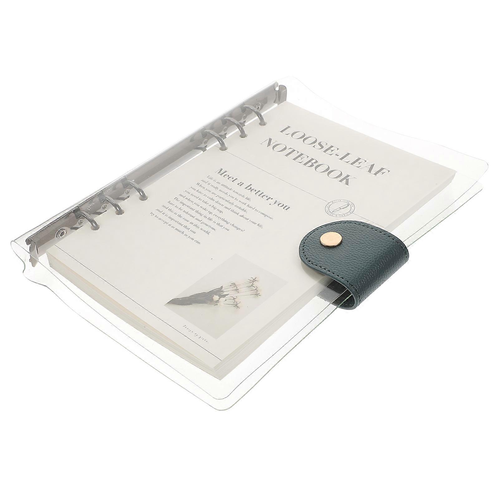 3Pcs Lovely Transparent Scrapbook Detachable Binder Ideal For School Home Use And Travel Journaling 23.5X19CM For Scheduling