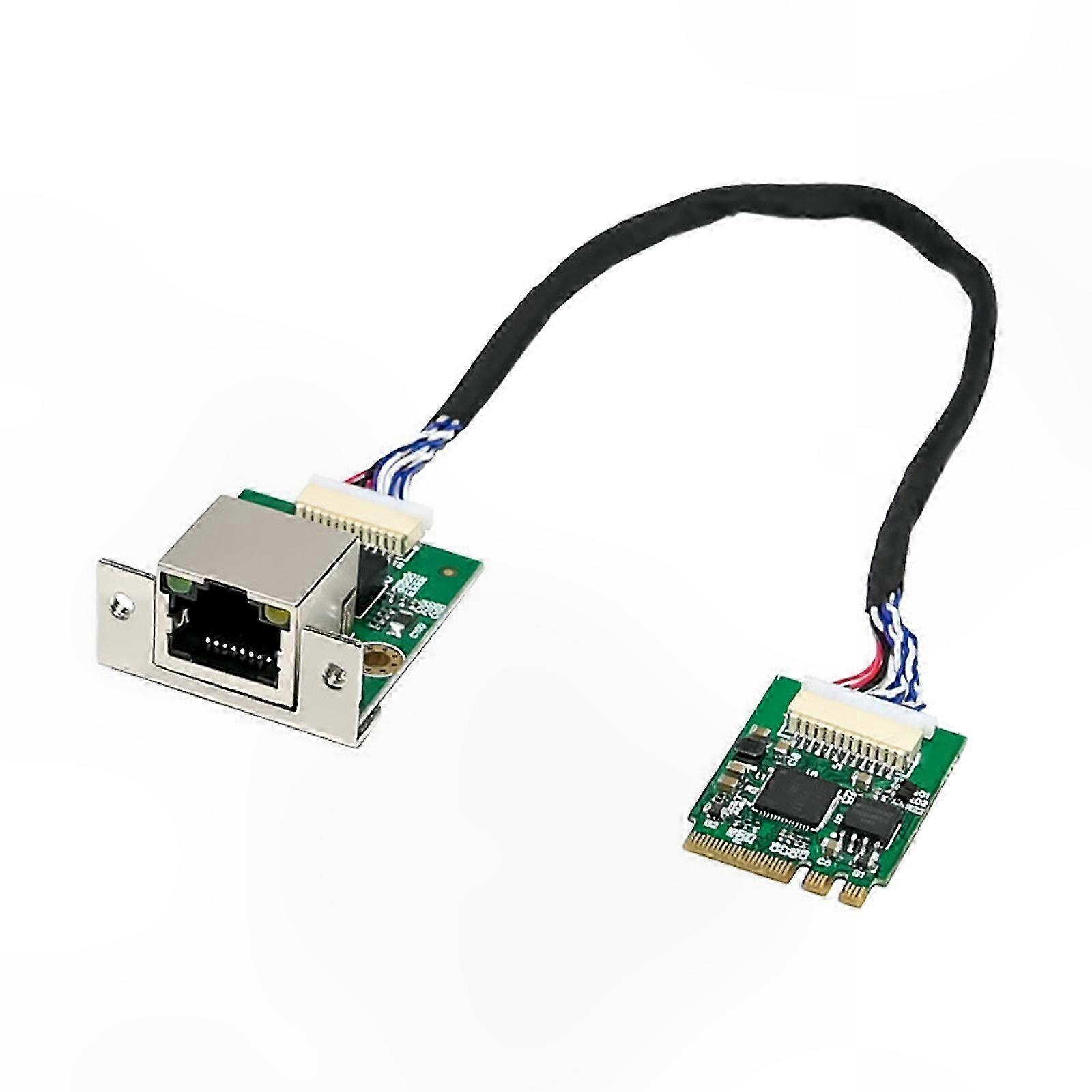 2.5G Gigabit Ethernet Network Card NGFF 2230 PCIe Adapter 2.5G/1G/100M Speeds Compatible with Multiple Systems