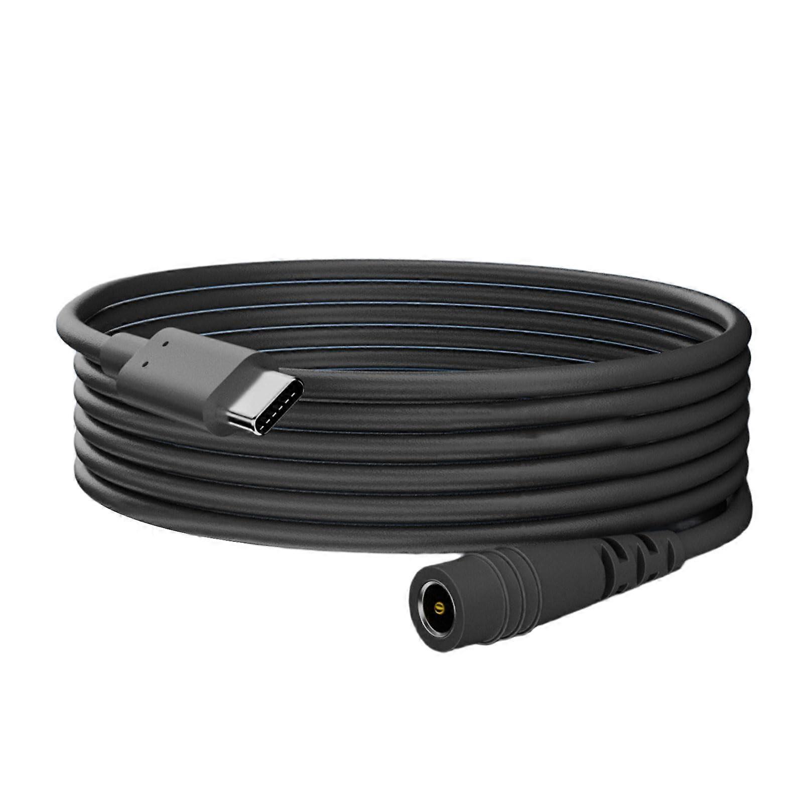 USB C to DC5.5mmx2.1mm Adapter Extension Cable PD100W Fast Charging For Tablets Phones Laptops DC5521