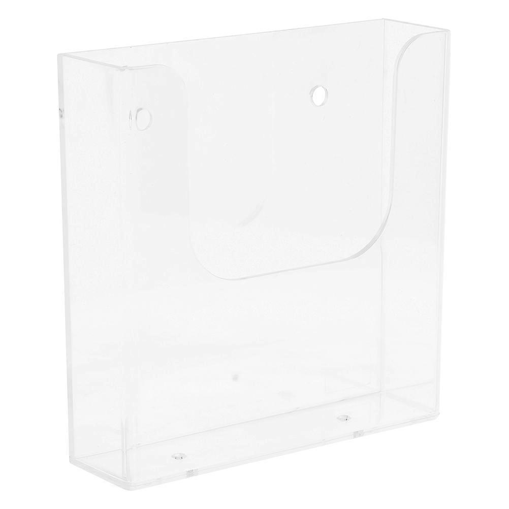 Wall File Organizer Acrylic Holder for Storage 4Pcs Transparent Set