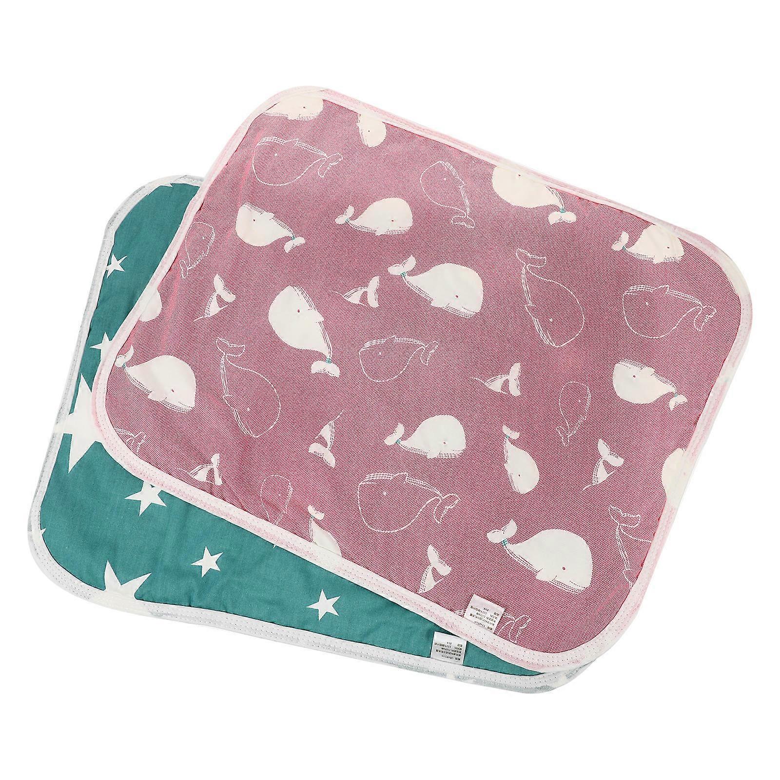 Guinea Pig Cage Liner Pet Training Pad for Small Pets 2Pcs Reusable Cushion