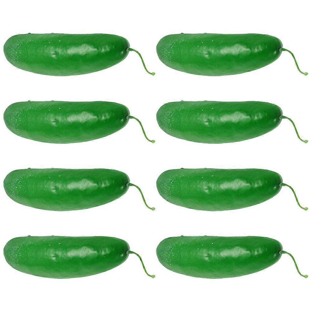 Artificial Vegetable Models Realistic Cucumber for Photography Props 32Pcs