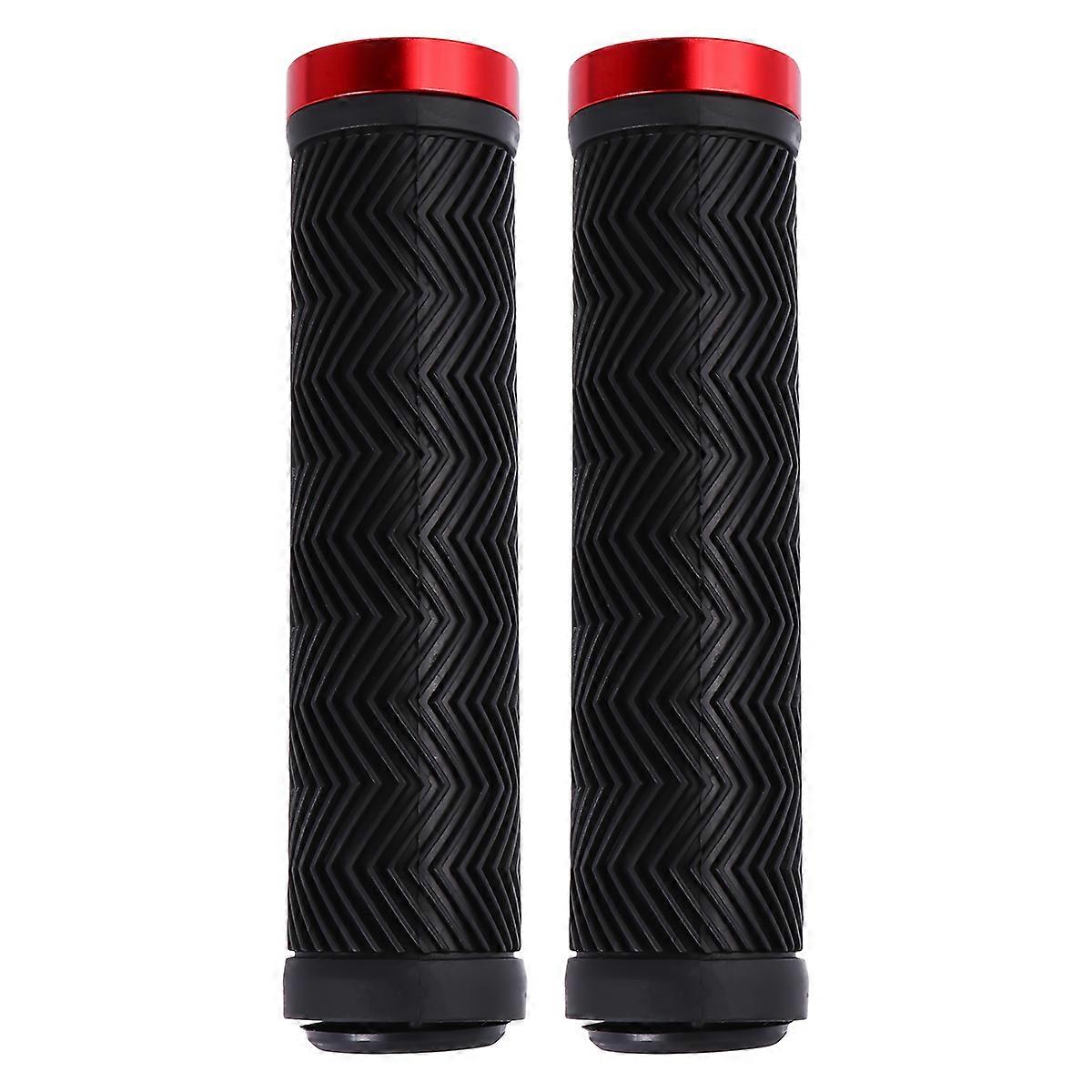 Comfortable Bike Grips Handlebar Grips 6Pcs Set Red Color