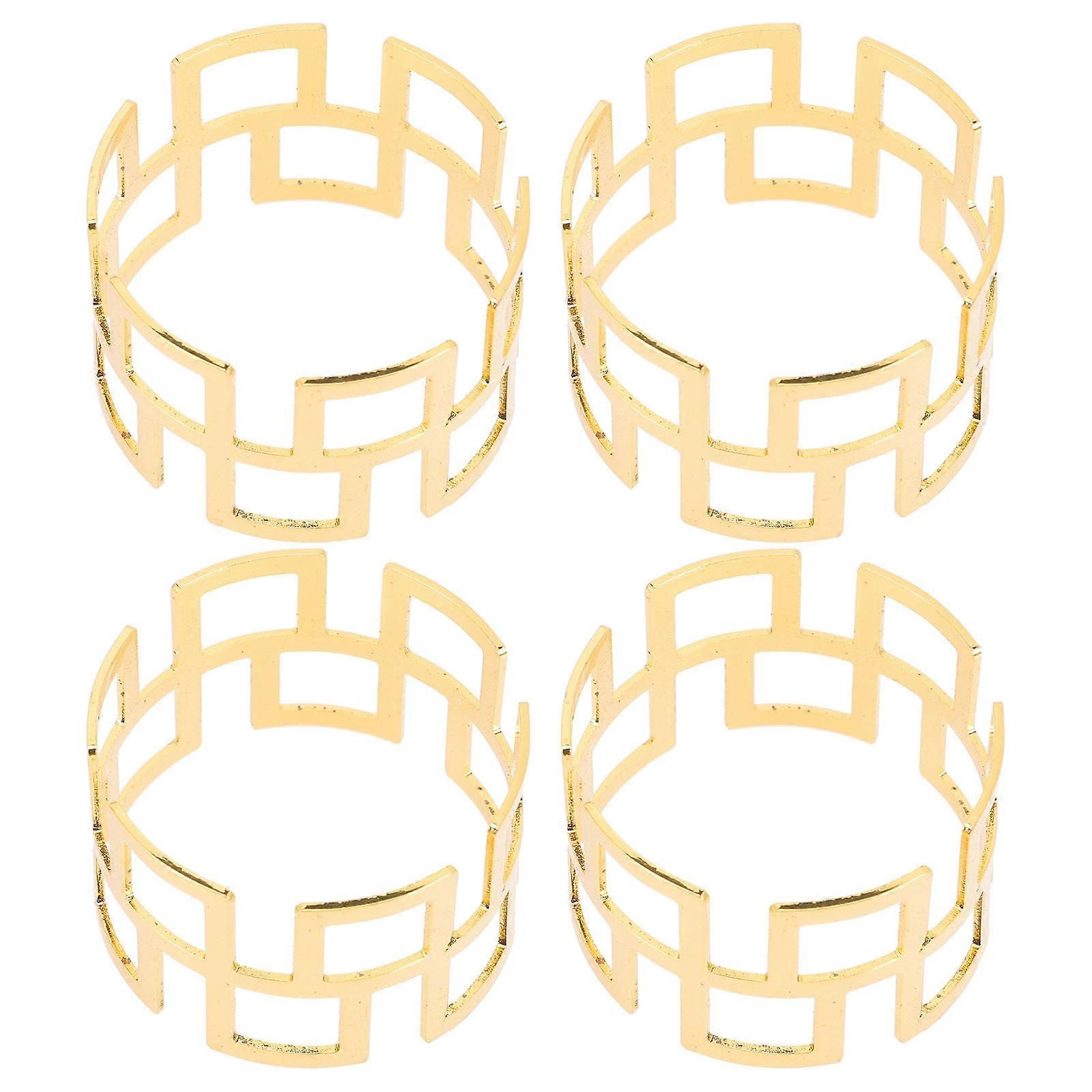 Napkin Holders 20 Pcs Elegant Napkin Ring Wedding Receptions Decor