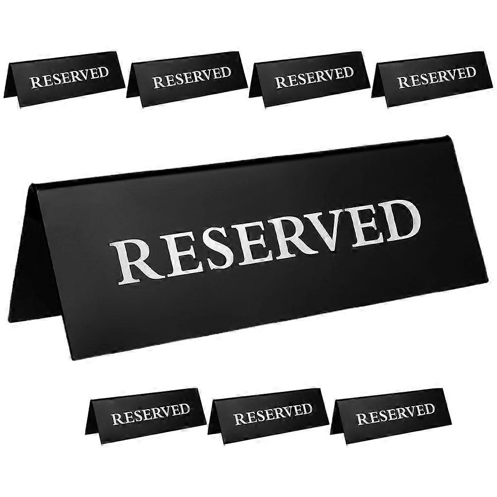 Acrylic Reserved Table Tent Signs for 24Pcs Guest Seating Wedding