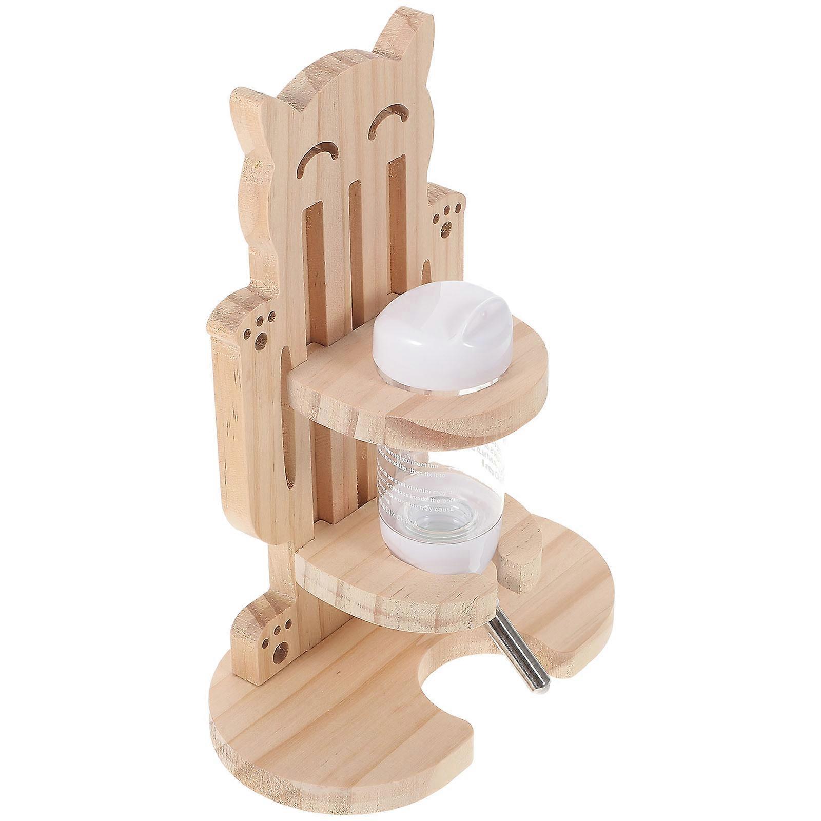 Khaki Hamster Waterer Bottle Convenient Household Feeder 5Sets