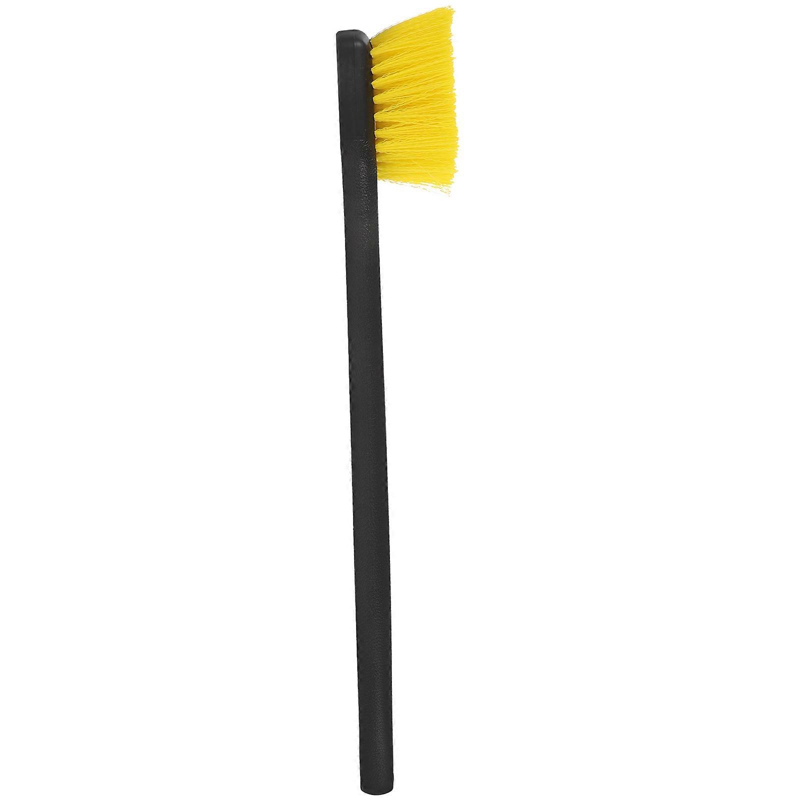Car Wash Brush Long Handle for Cleaning 3Pcs Durable Plastic Tire Scrub Kit