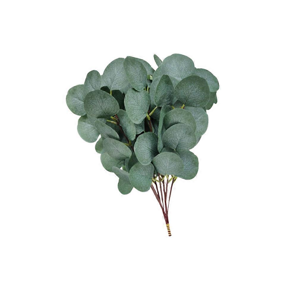 Wedding Decor Leaf 10Pcs Green Artificial Leaf Maintenance- Artificial Plant