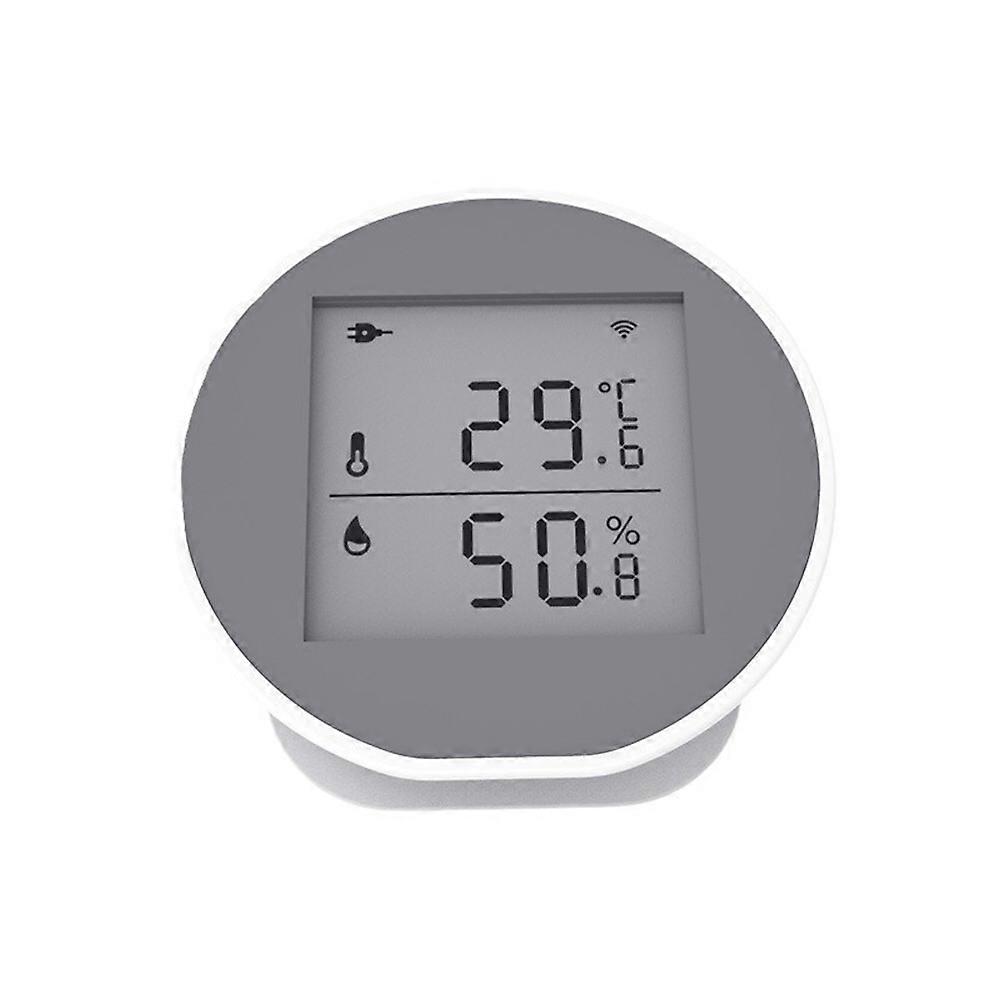 Temperature Humidity Sensor LCD Screen Indoor Hygrometer Thermometer Detector Automatic Alarm Smart Life App Control