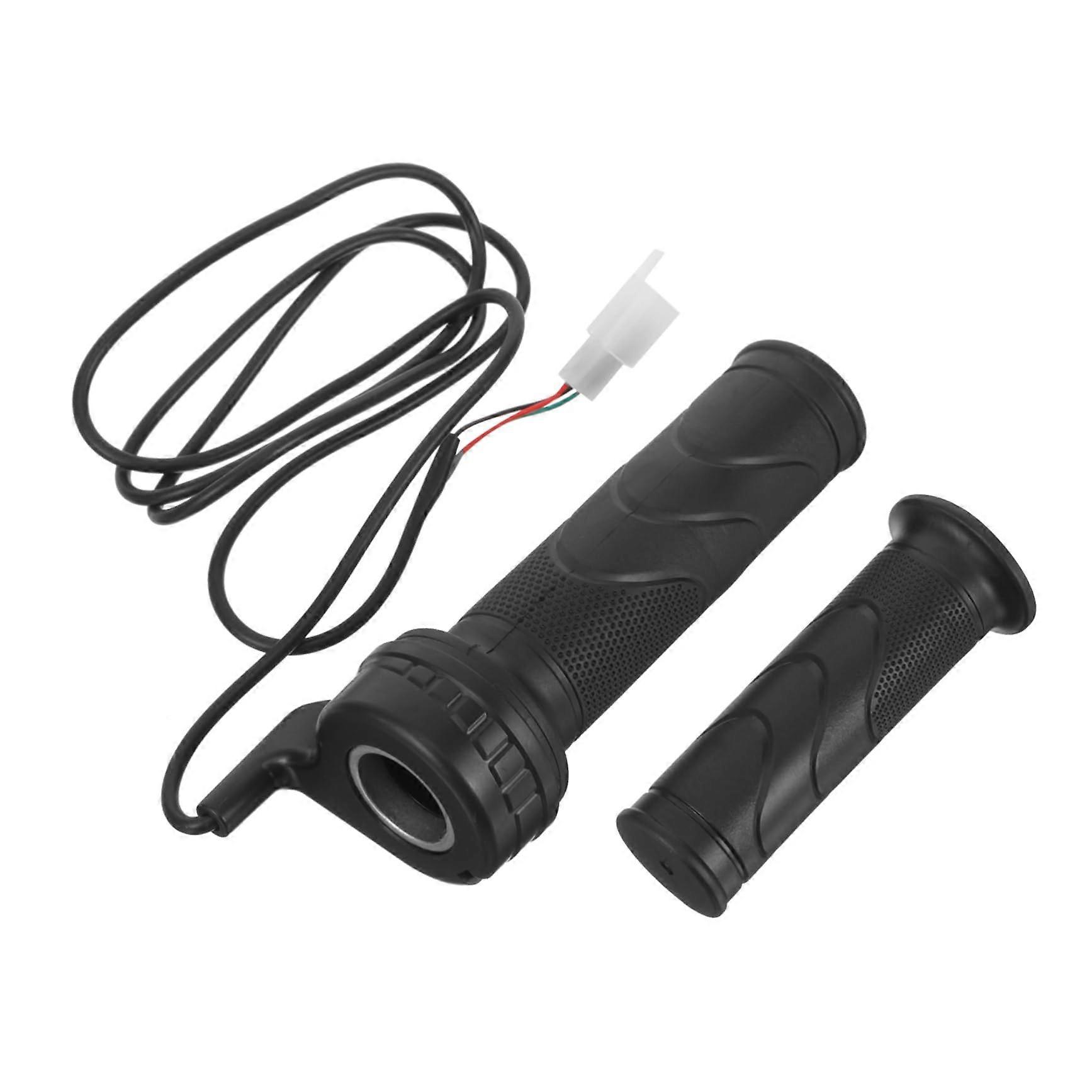 Electric Bike Throttle Handle Grips Ergonomic Twisting Throttle Left Right Sides Easy Installation  Sensitivity