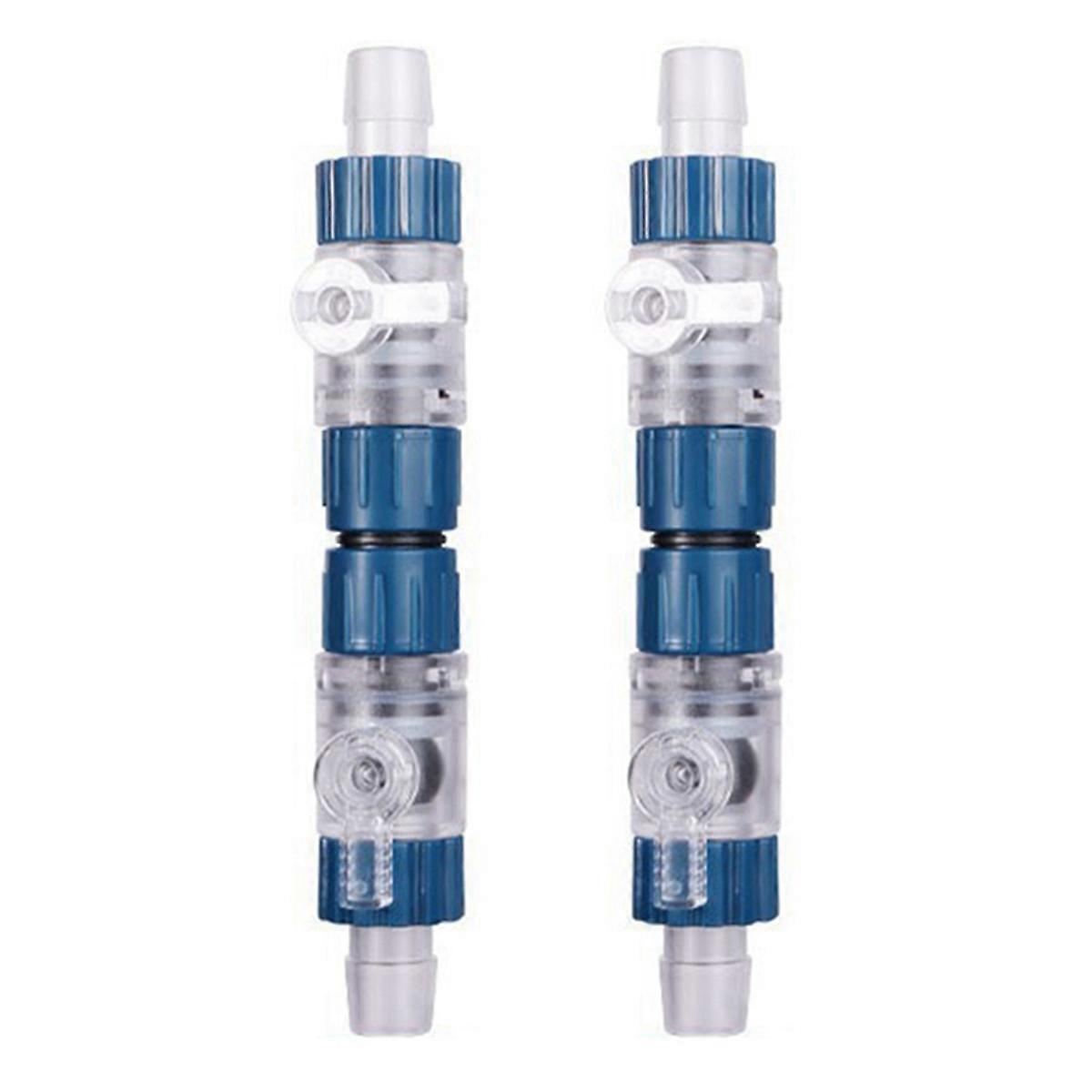 Aquarium Filter Water Hose Flow Control Double Tap Quick Release Connector Fish Tank Filter Replace