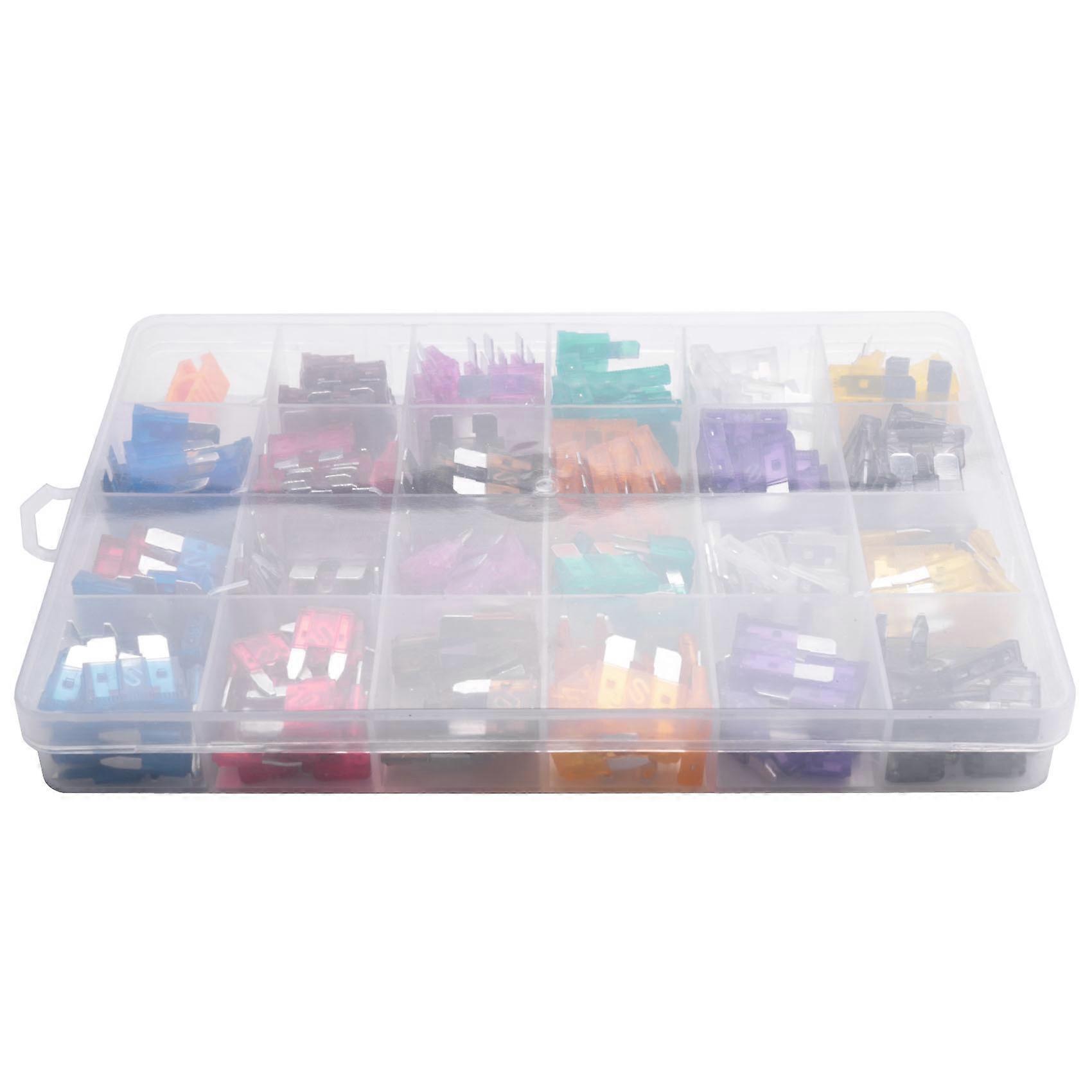 240Pcs Car Mini Fuse Plug Fuse Splitter Fuse Kit with Fuse Puller