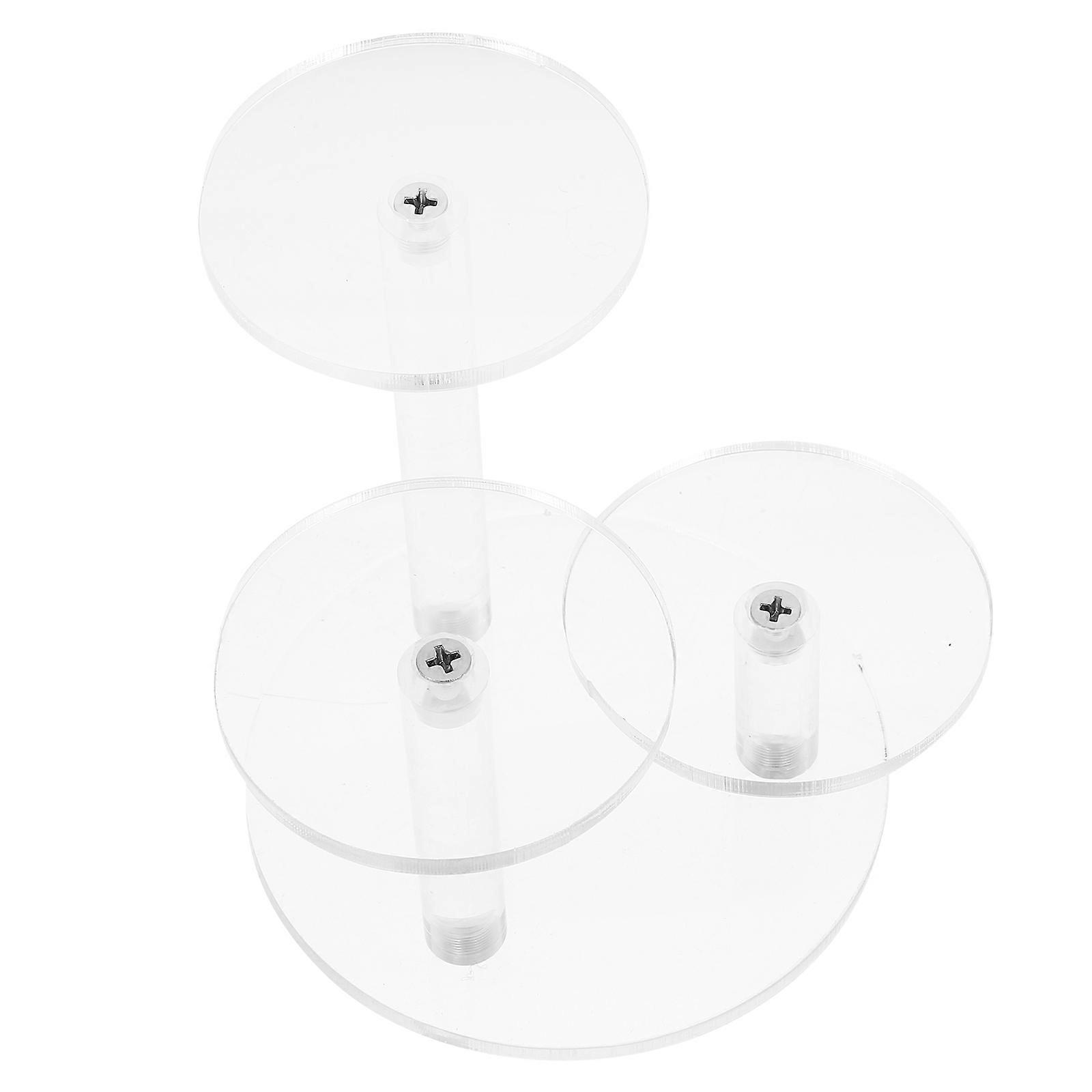 Acrylic Display Stand for Jewelry Storage 5Pcs Transparent Display Rack Organizer