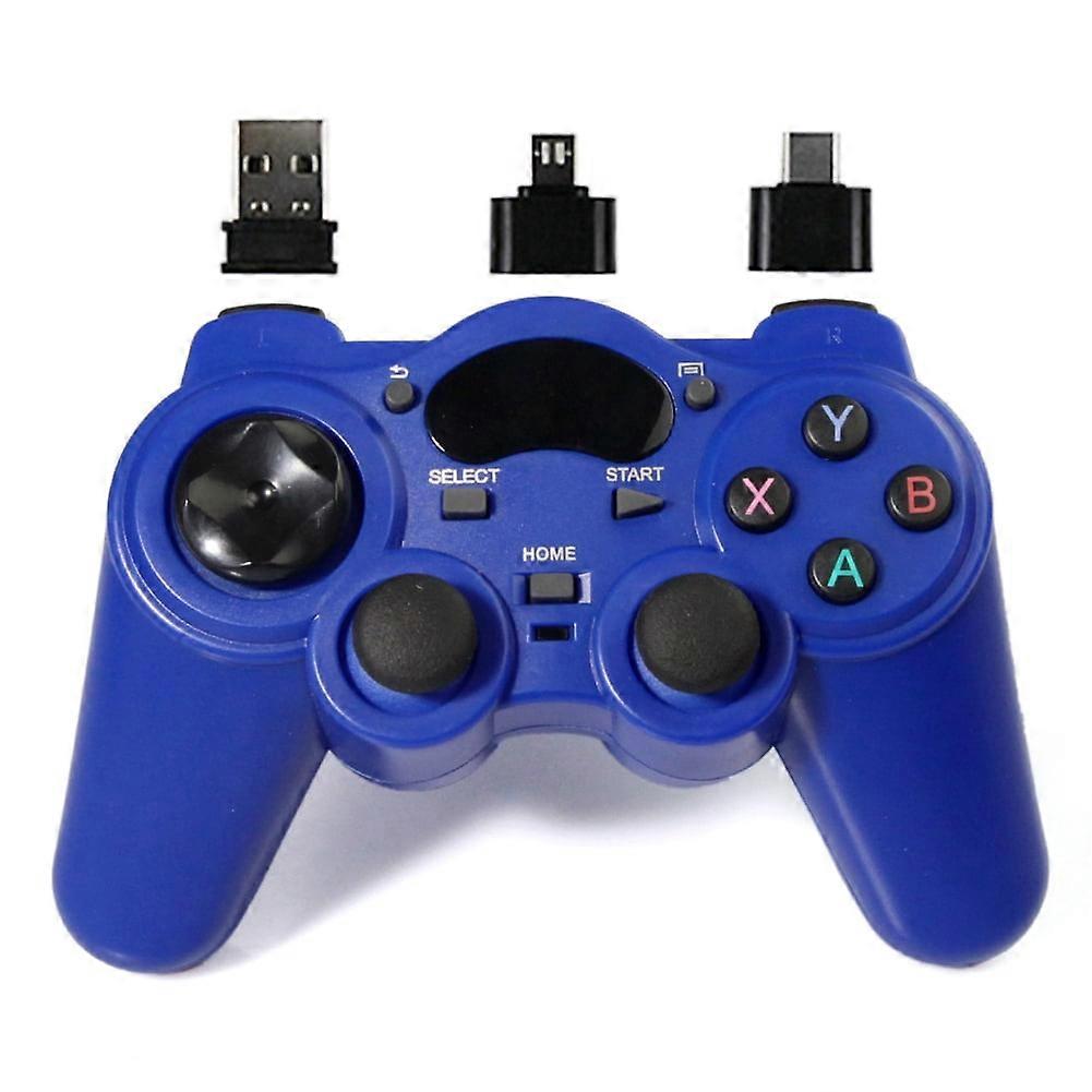 CHAXIN Wireless Gaming Controller 2.4G USB Gamepad with OTG Converter USB Joystick Control for Android TV Computer Box