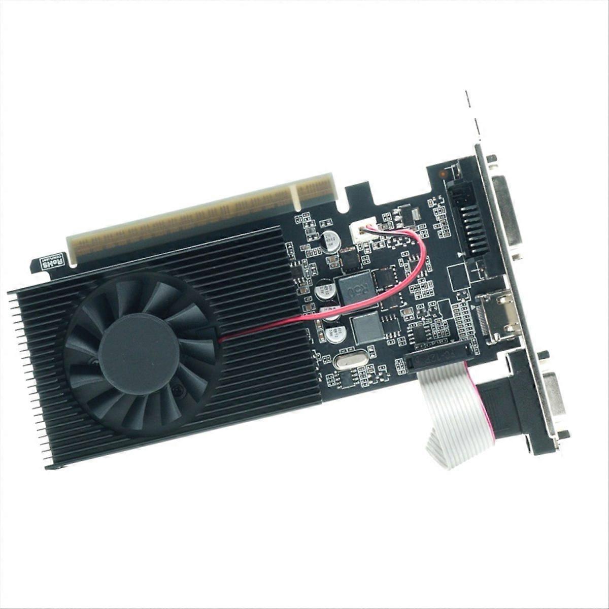 GT730 2GB grafikkort GT730 DDR3 128-bitars GDDR3 grafikkort HDMI-kompatibel, DVI & VGA-utgång