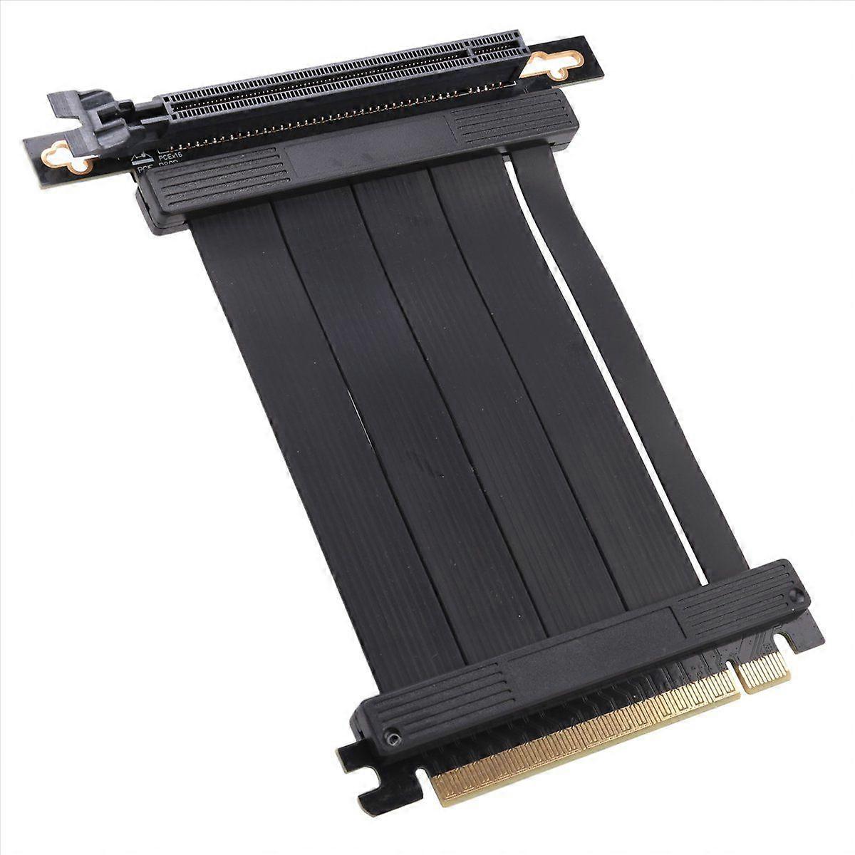 Full Speed PCIE 4.0 16X Riser Cable Extension Cable,90 Degrees 10cm