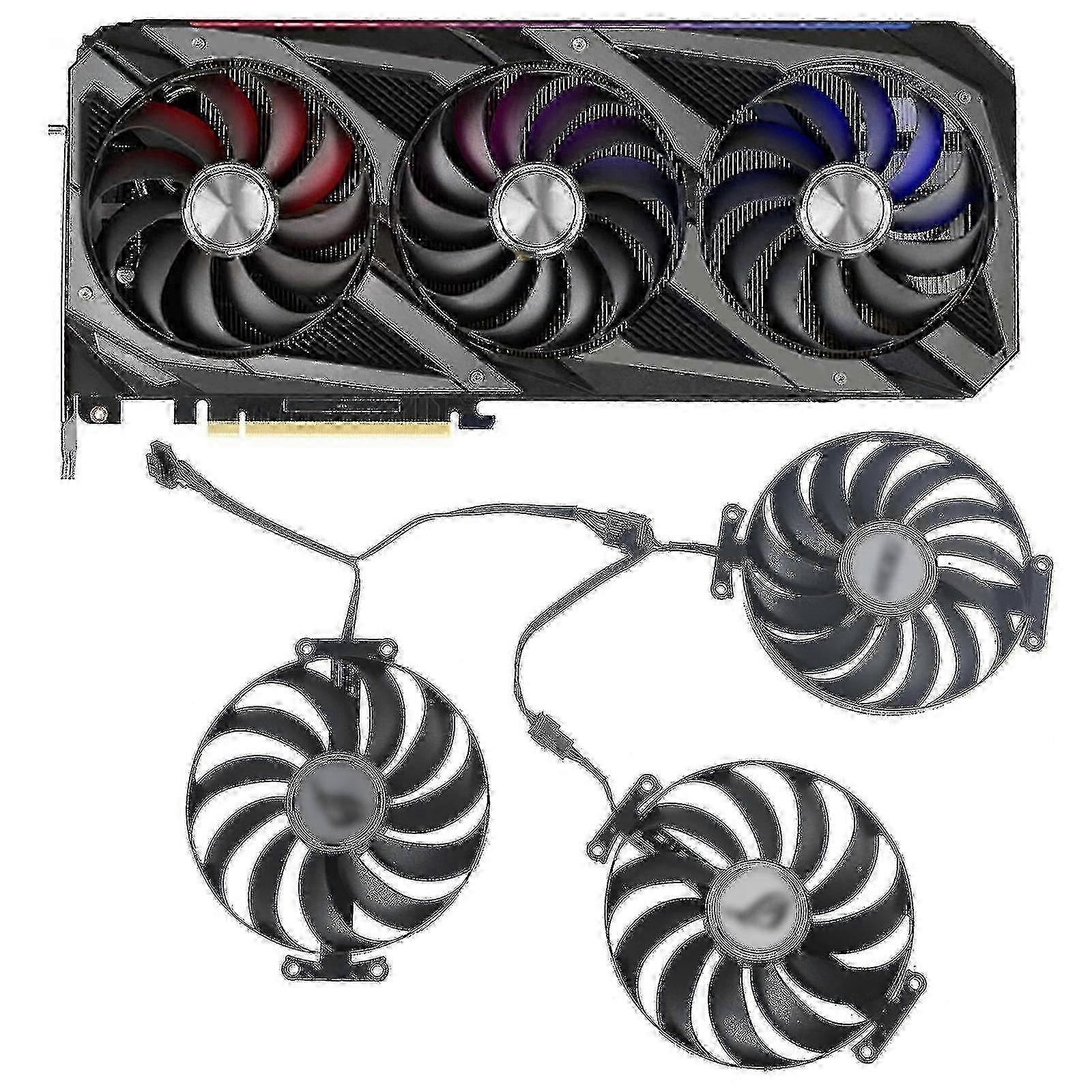 7pins 95mm Graphics Card Cooling Fan For Asus Rog Strix Rtx 3060 3070 3080 Ti miao7