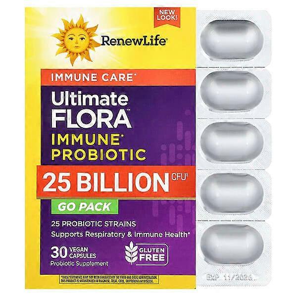 Renew Life, Ulitimate FloraÃÂÃÂÃÂÃÂ¢ÃÂÃÂÃÂÃÂÃÂÃÂÃÂÃÂ¢ Immune Care Probiotic, 30 Vegan Capsules