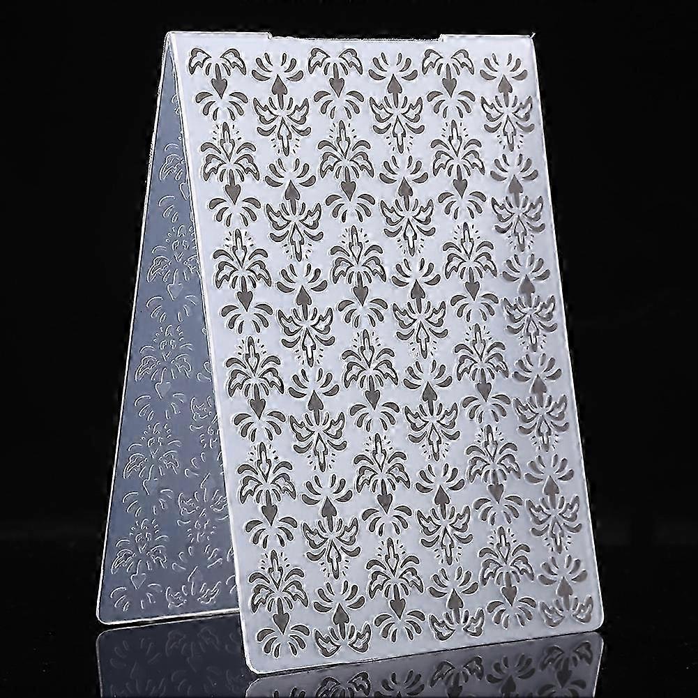 25-26 Embossing Folder Plastic Template DIY Card Making Tool 10.6x14.5 cm Set of 10 Patterns