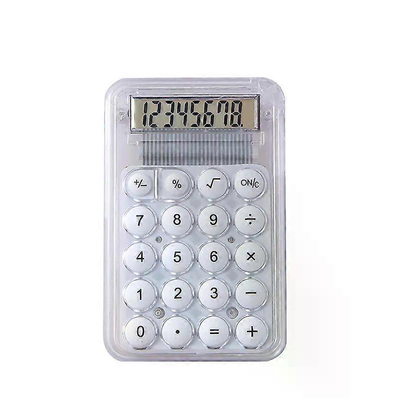 Cute Silent Calculator Mini Version Learning Auxiliary Small Portable Calculator Back To School Supplies Students/Finance