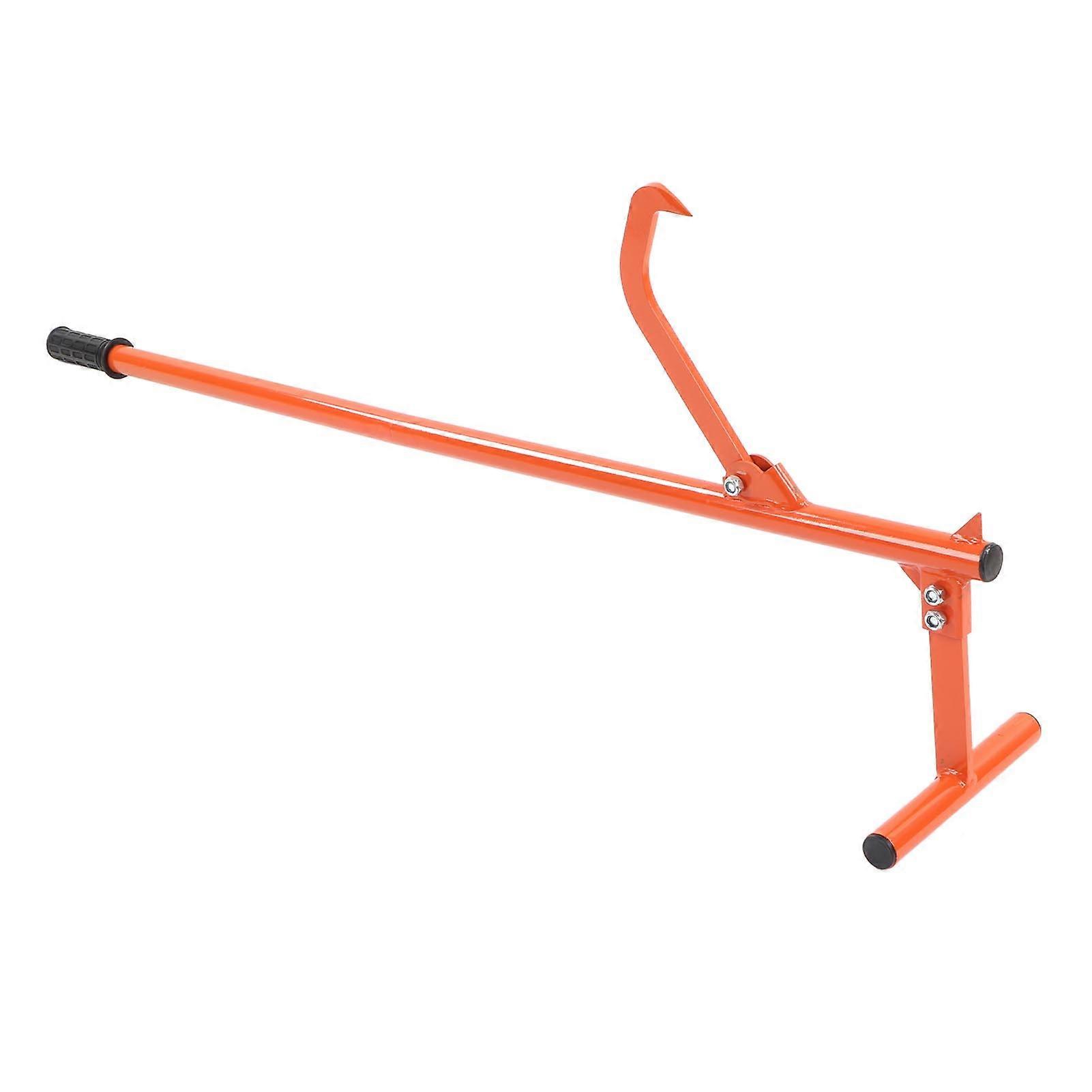 Log Lifter 51in Steel Rainproof Log Roller Cant Hook Jack Tool for Transportation