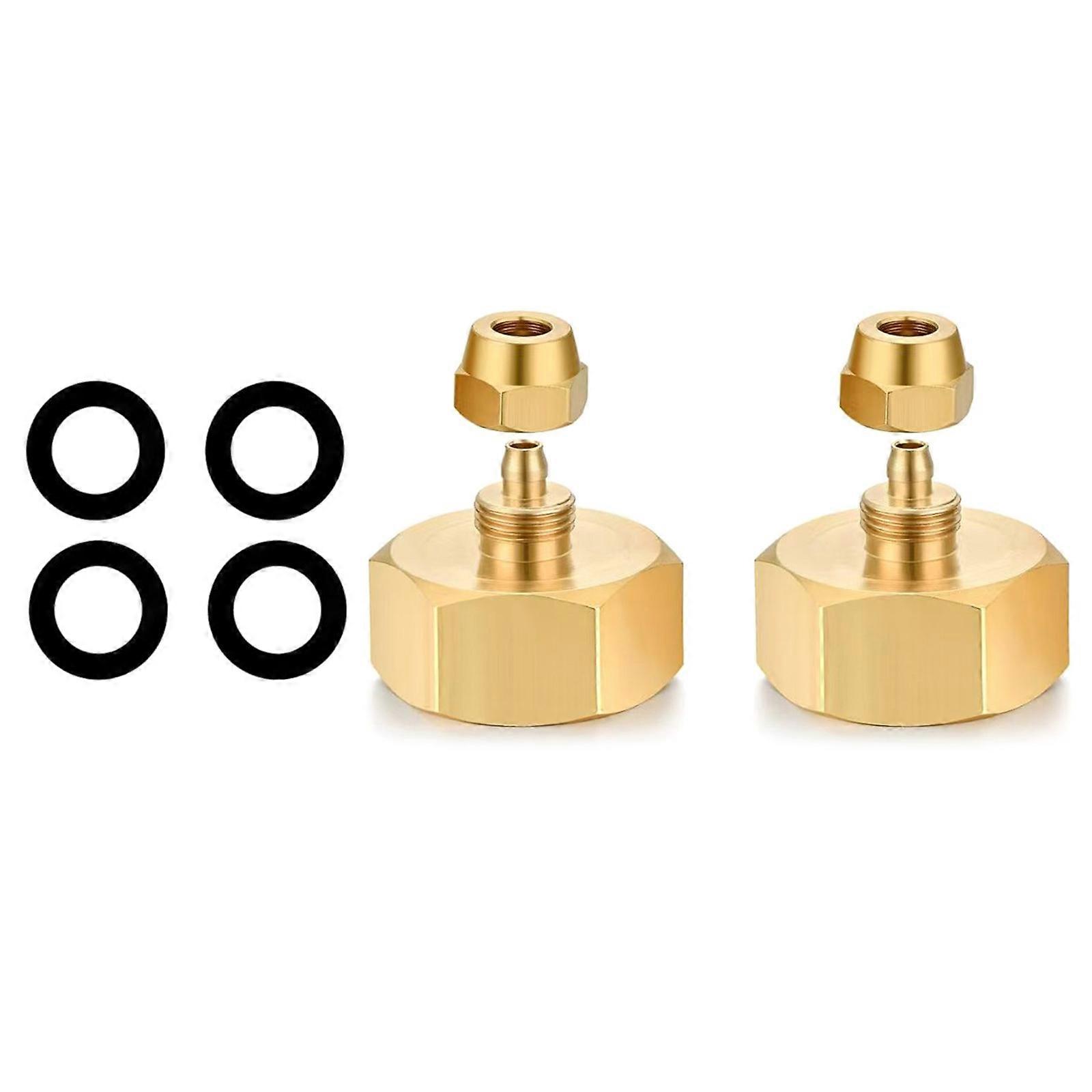 Strong Brass Bolted Connection 3/4 Inch To 1/4 Inch Alterer For Drop Watering Systems Multicolor