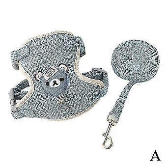 Pet Vest for Small to Medium Dogs with Chain and Traction Rope