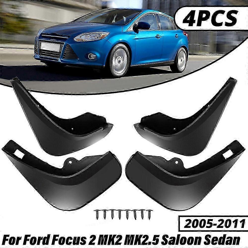 Exquisite 4Pcs Mud Flaps Splash Guards Fender Mudguard For Ford Focus MK II 2005-2011