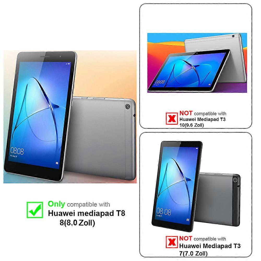 Θήκη Huawei MediaPad T3 8 (8.0") - Εξαιρετικά λεπτή - Προστατευτική θήκη χωρίς λειτουργία αφύπνισης