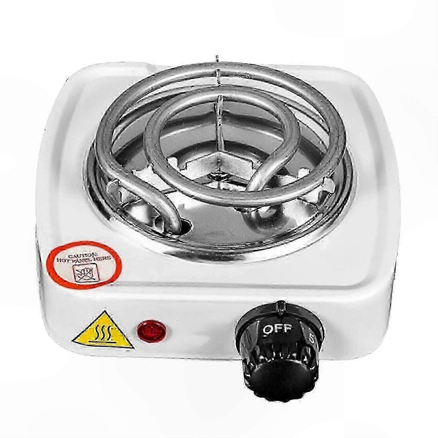 Electric Portable Cooktop with Indicator Lights and Coil Burner for Practical Cooking Solutions