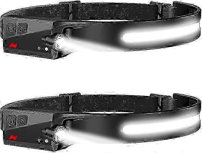 z 2 PCS Rechargeable Headlamp for Hiking