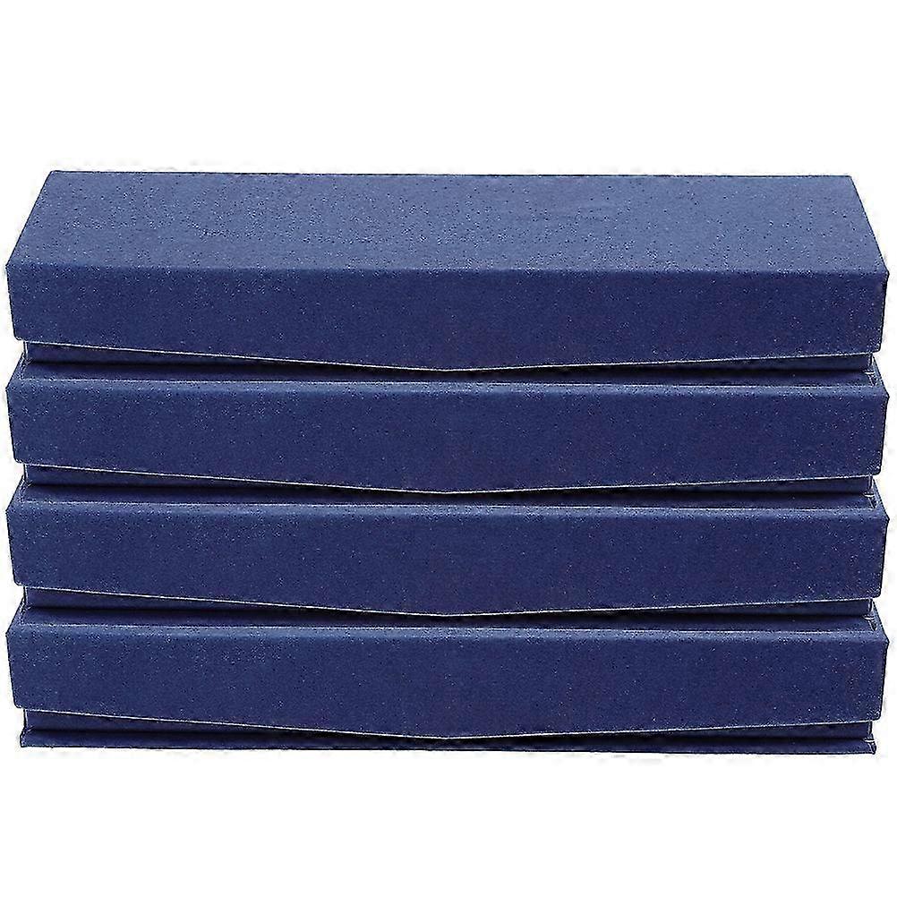 4Pcs Exquisite Pen Cases Empty Pen Boxes Pen Present Boxes Pen Gift Boxes Pen ContainersBlue SZRH