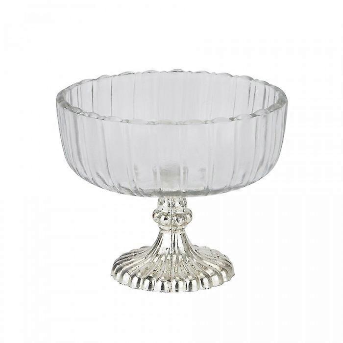 Hill Interiors Glasgeriffelte dekorative Schale