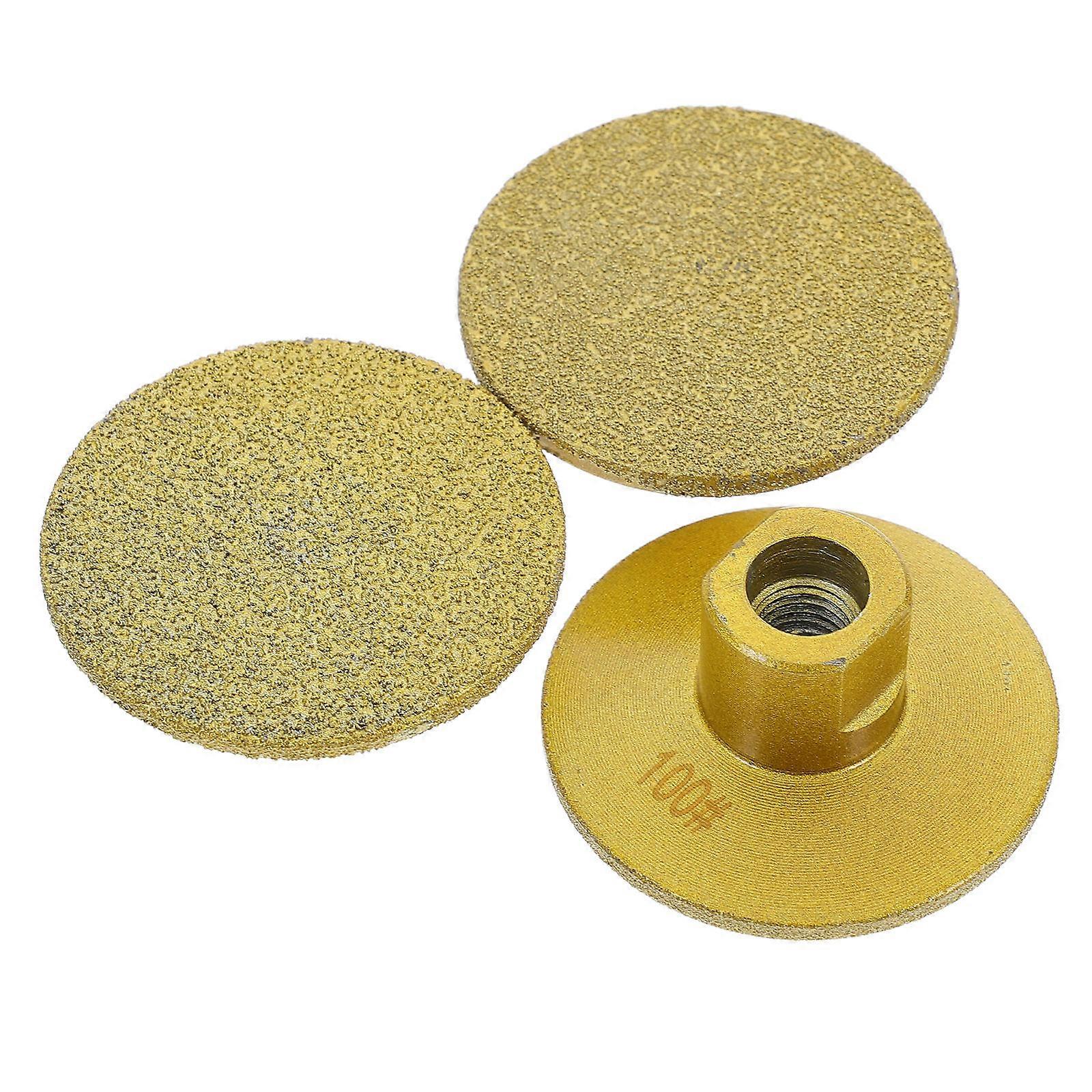 3Pcs Diamond Grinding for Grinding Tile Polishing Use Golden