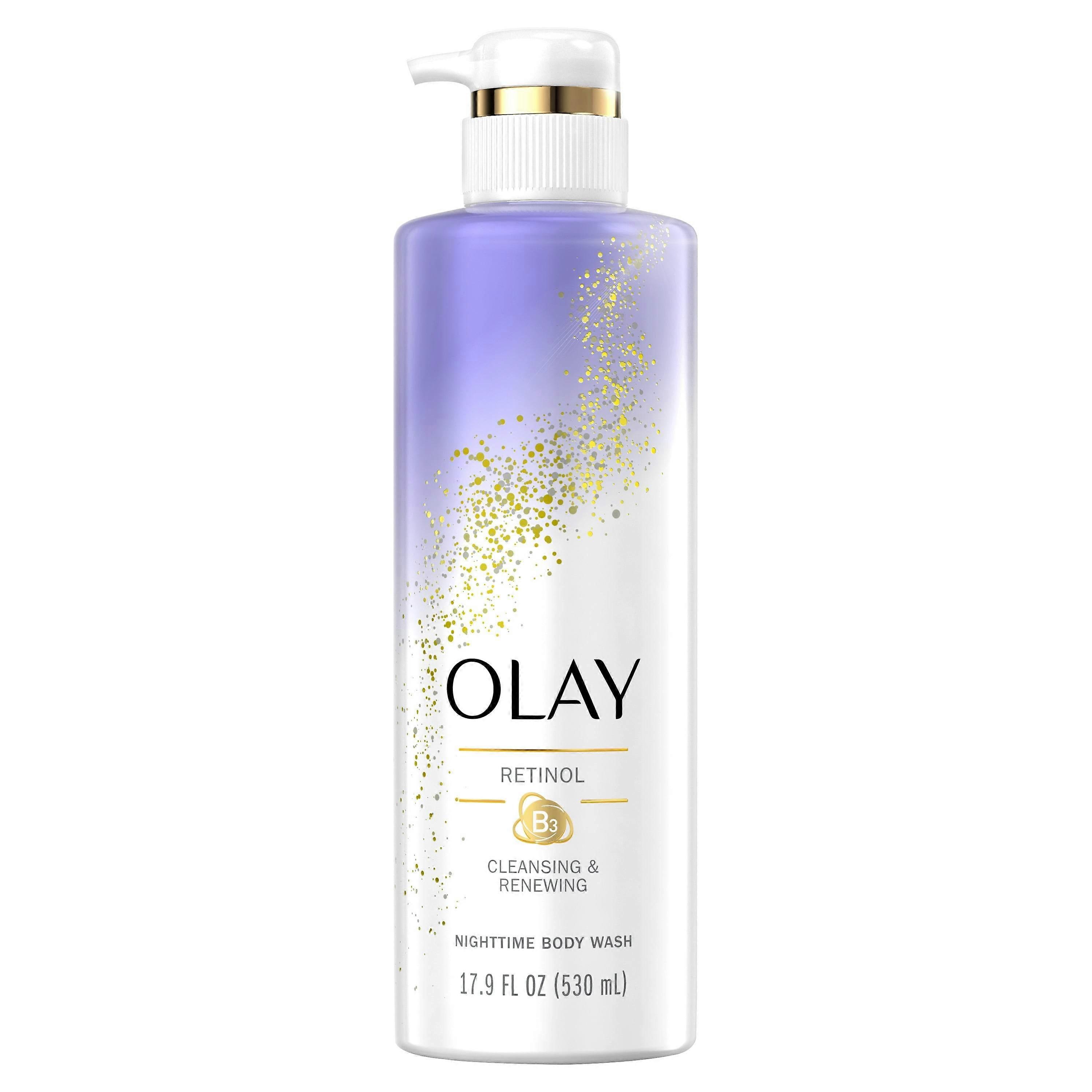 Olay Rengöring & Förnyelse Nattlig Duschkräm, 17.9 Oz